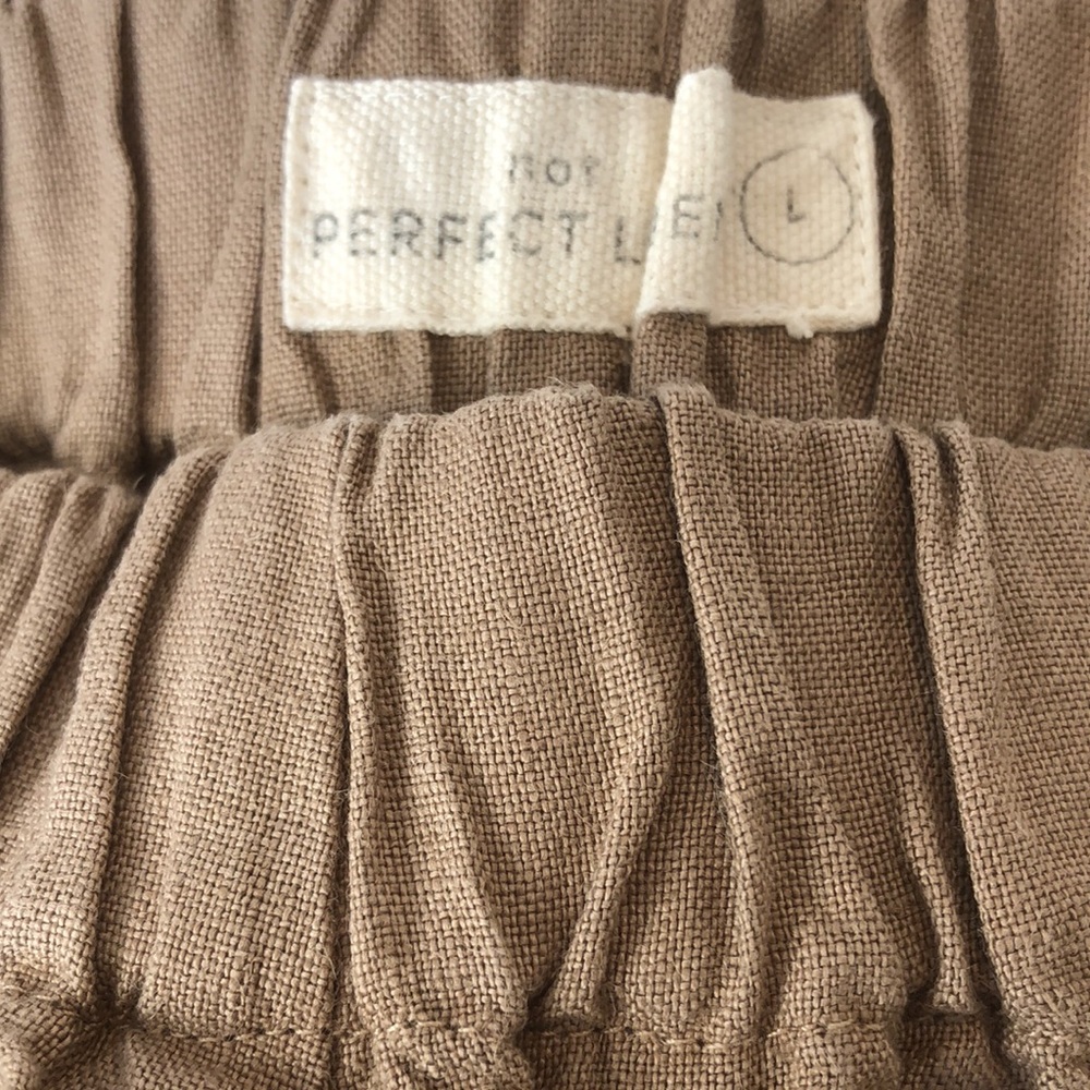 NPL taupe York midi pants Large - Picture 4 of 4